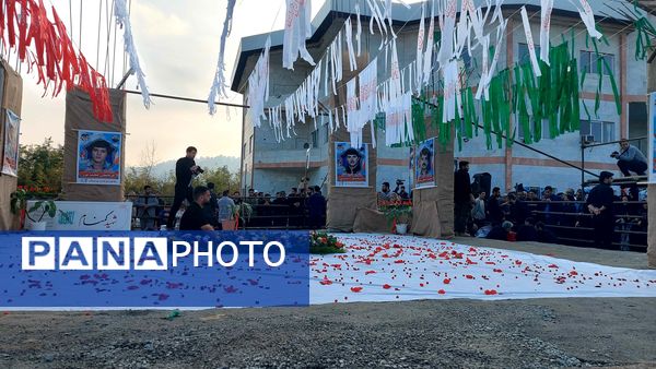 تشییع پیکر مطهر شهید گمنام با عطر فاطمیه