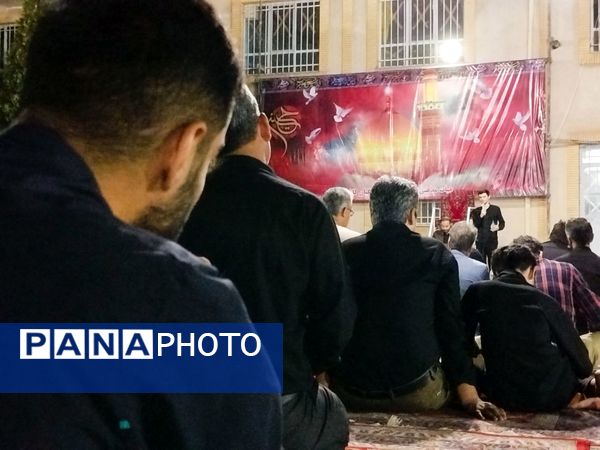 حضور فرهنگیان کاشمر در مراسم عزاداری محرم