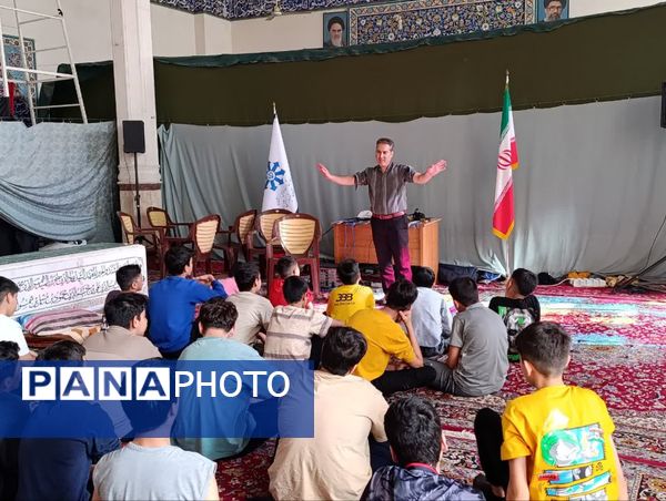 اعتکاف نورانی دانش‌آموزان بهبهان