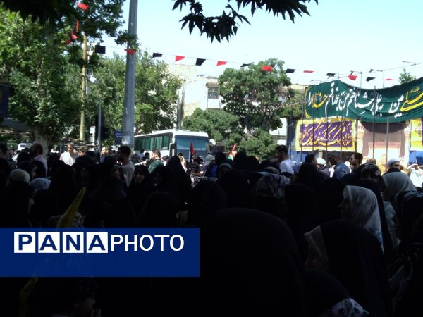راهپیمایی مردم قزوین در جمعه خشم ونصر 