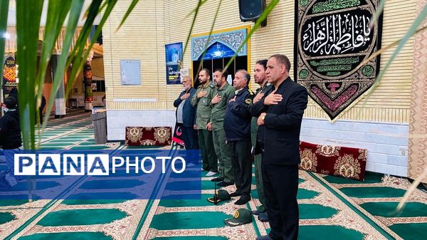 نوگلان حسینی باخرز در سوگ شهادت حضرت فاطمه(س) به عزاداری پرداختند