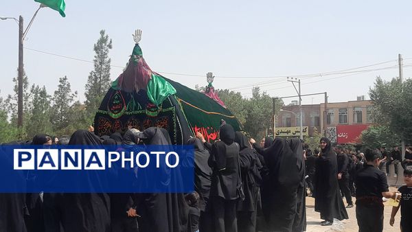 آیین نخل گردانی روز عاشورا با حضور کم نظیر مردم منطقه امامزاده بادرود