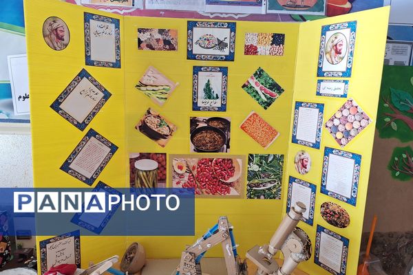 نمایشگاه دست سازه‌های علوم و آزمایشگاه در دبیرستان پویش 