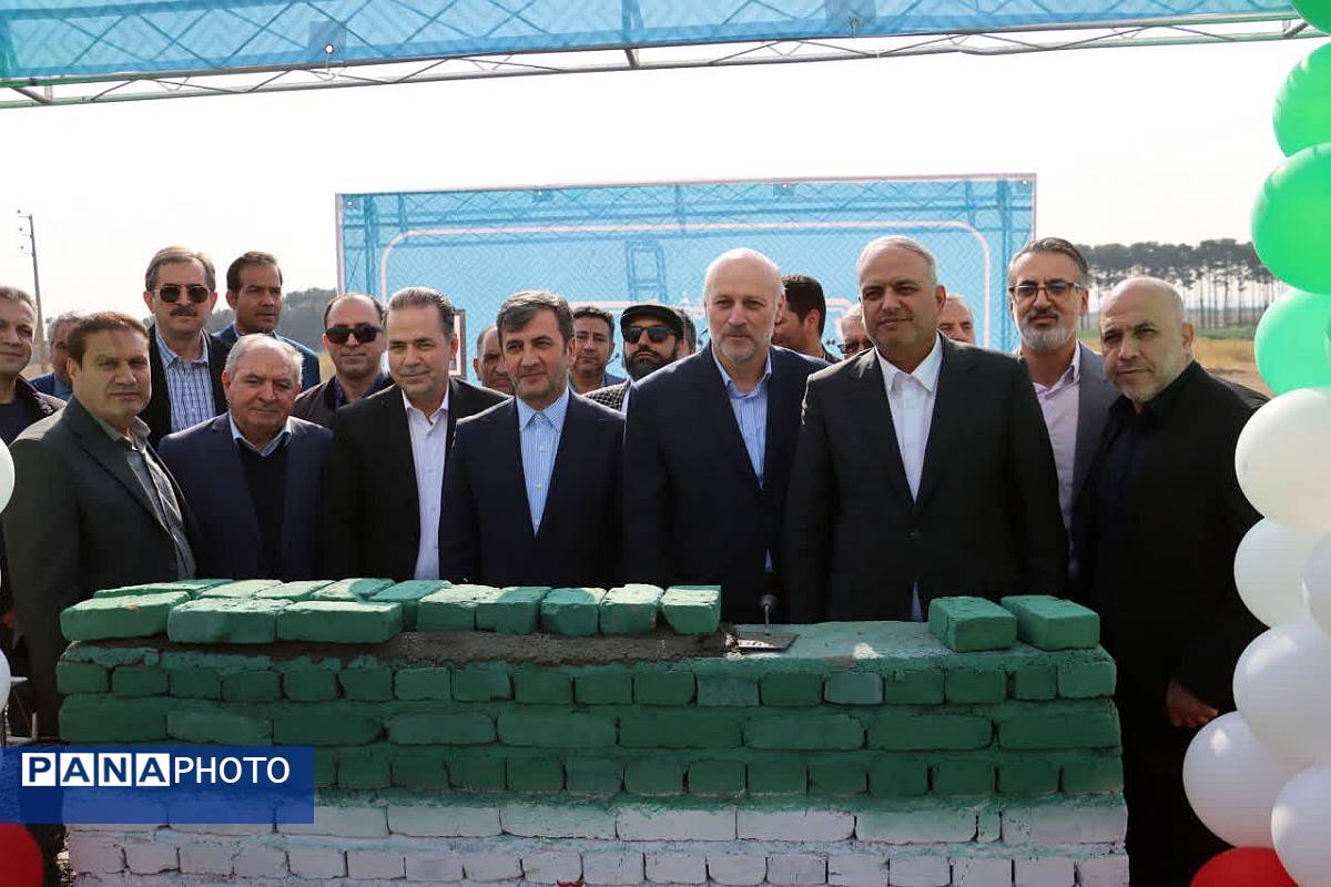 تداوم نهضت مدرسه‌سازی در کهریزک، خشت‌گذاری مدرسه ۱۵ کلاسه در مسکن مهر