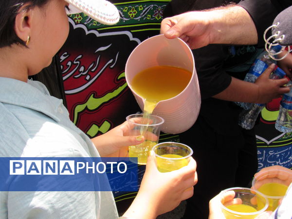 مراسم تاسوعای حسینی در کامیاران 
