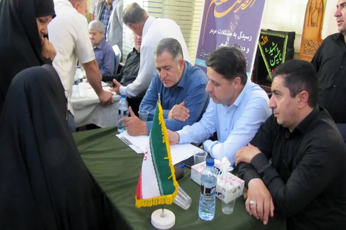 میز خدمت، پلی برای ارتباط مستقیم مسئولان و مردم مراغه