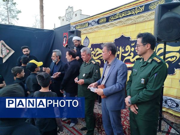 بازدید مسئولان بسیج کاشمر از هیئت دانش آموزی انصار المهدی (عج) رهروان شهدا و قاسم بن الحسن 