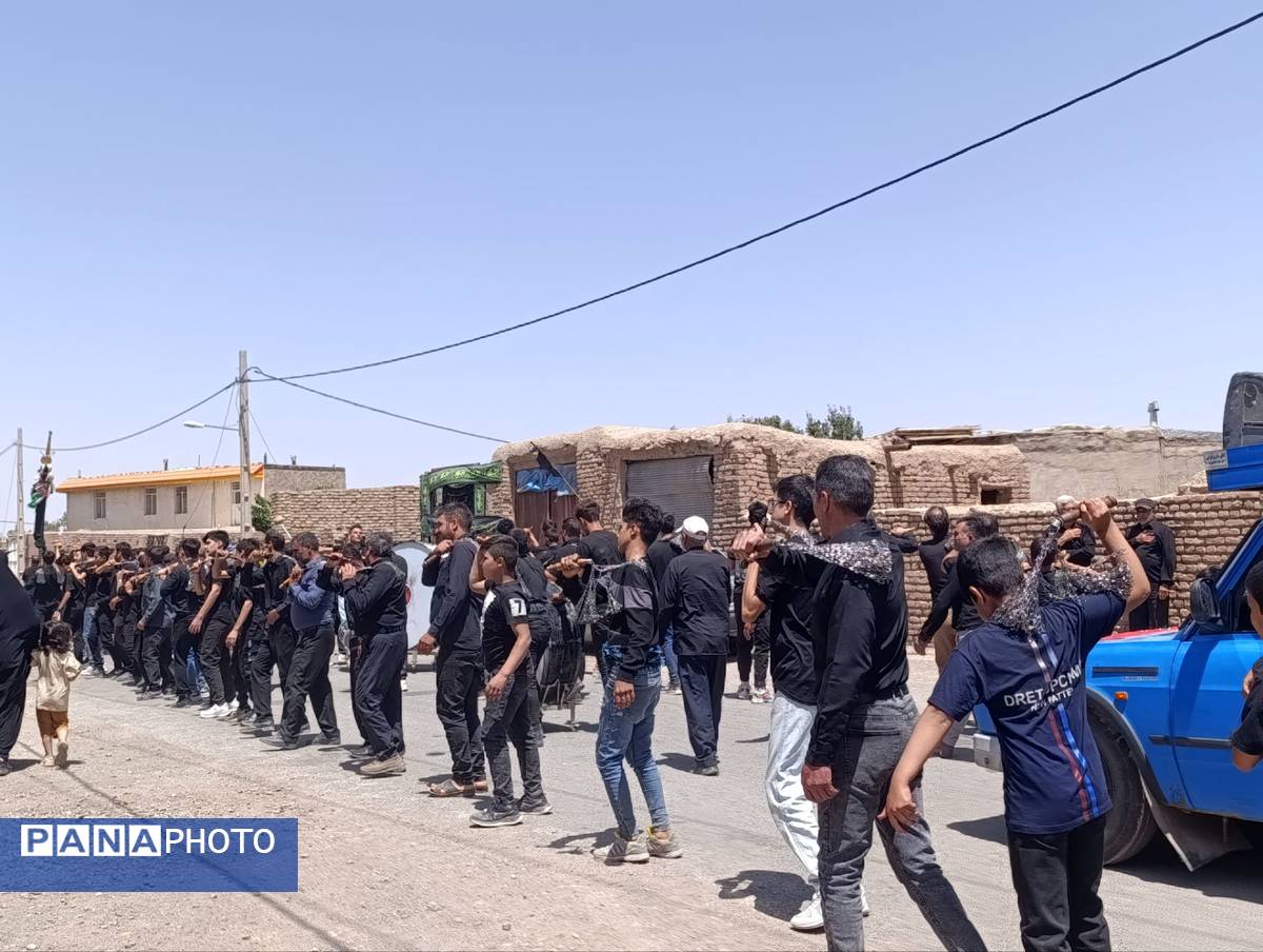 عزاداری سیدالشهدا در روستا نوری 