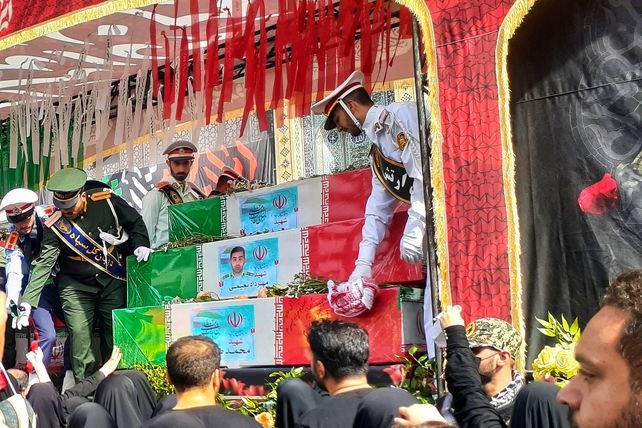 تشییع شهدای اقتدار در تهران