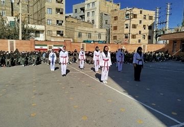 آغاز رقابت هیجان انگیز المپیاد ورزشی دختران شهید خشکباری