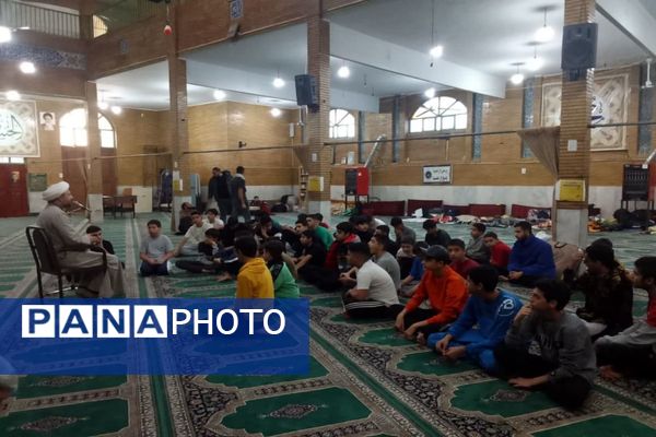 مراسم اعتکاف پسران آسمانی در مسجد علی ابن ابیطالب 