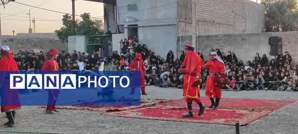 مراسم تعزیه خوانی حسینی در روستای حسین آباد شهرستان شیروان