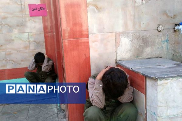 مانور زلزله در مدارس شهرستان ملارد