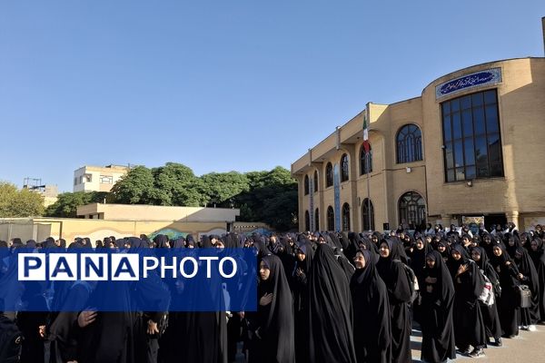 گرامیداشت یاد شهید مبارز سید حسن نصرالله در ناحیه یک مشهد