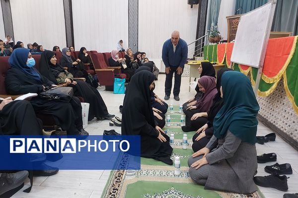  کارگاه آموزشی نحوه تعامل با دانش‌آموزان و بازی‌های گروهی در باقرشهر 