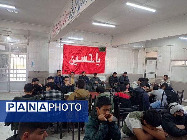 مراسم سوگواری به مناسبت دهه فاطمیه در مدرسه  علامه طبابایی سرهنگ