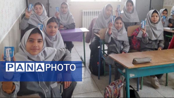 آغاز توزیع شیر در مدارس دخترانه بردسکن