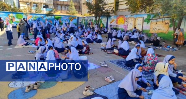 روز جهانی کودک و تخم مرغ در مدرسه شاهد خیر سجادی 