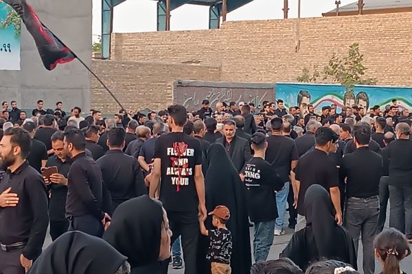 برپایی هیئت عزاداری بمناسبت عاشورای حسینی در شهرستان خلیل آباد