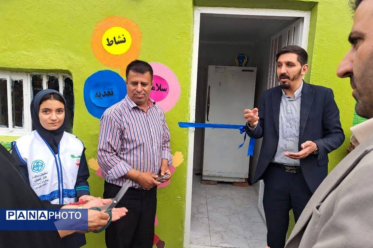 افتتاحیه پایگاه استاندارد تغذیه سالم مدرسه فتح