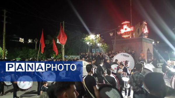 عزاداری مردم شهر تیتکانلو در شب‌های محرم