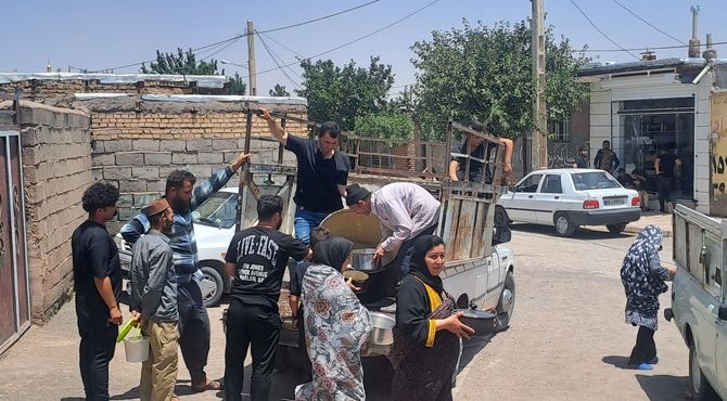 قاب پانا میزبان پخش نذری ظهر عاشورای حسینی در روستای حسن آباد بلهر می‌شود 