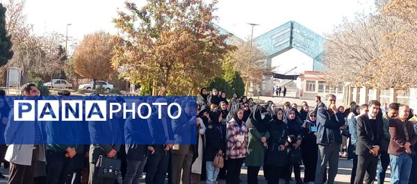 مراسم تشییع شهدای گمنام در دانشگاه آزاد تاکستان جلوه‌ای از همبستگی دانشگاهیان