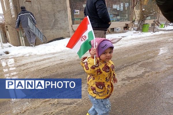 راهپیمایی ۲۲بهمن در شهر بار 