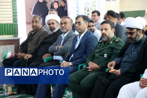 دانش‌آموزان بندرخمیر پیشگام در تجدید میثاق با آرمان‌های استکبارستیزی