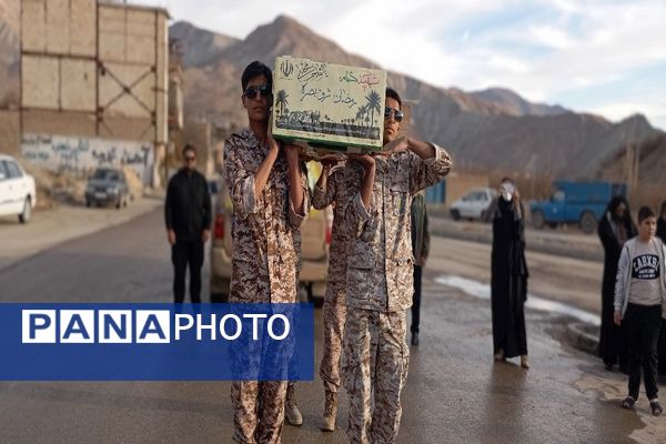 حضور شهید گمنام فاطمی در شهر بار نیشابور