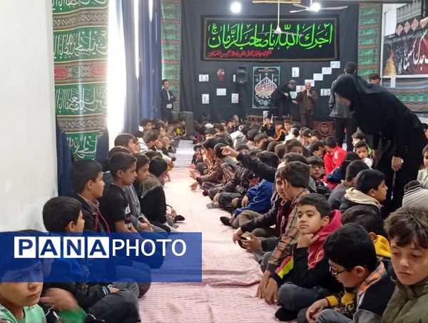 تجدید پیمان انقلاب و اهل بیت (ع) در دبستان شهید پسندیده فدافن