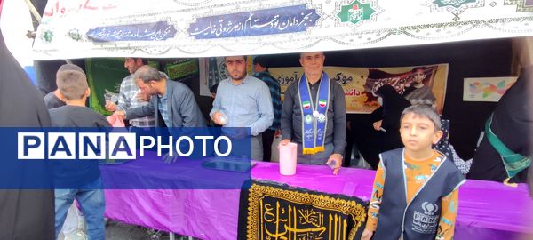 برپایی موکب نهادهای اداره آموزش و پرورش در شیروان