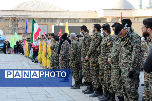 جلوه‌هایی از حضور نوجوانان قمی در رزمایش شکوه اقتدار 