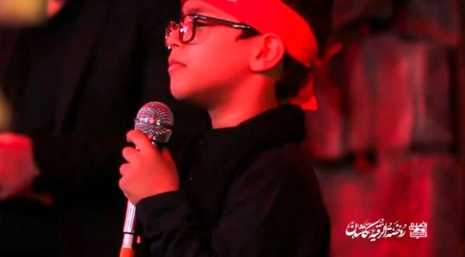 شعرخوانی دانش‌آموزخبرنگار پانا به مناسبت فرا رسیدن ماه محرم