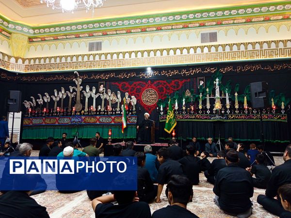 شب هفتم ماه محرم؛ تکیه علی اکبری کاشمر میزبان مسئولین این شهرستان