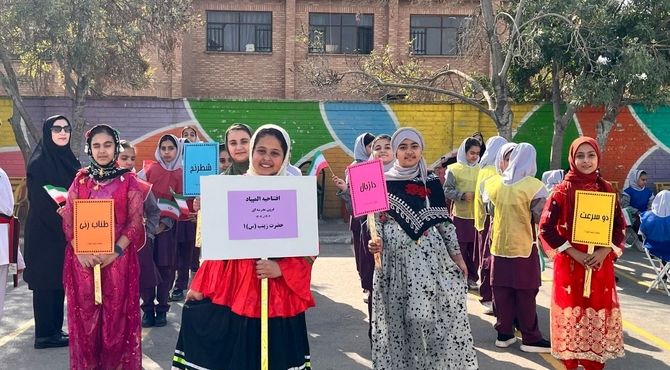 المپیاد ورزشی درون مدرسه ای در مدرسه حضرت زینب (س) ورامین