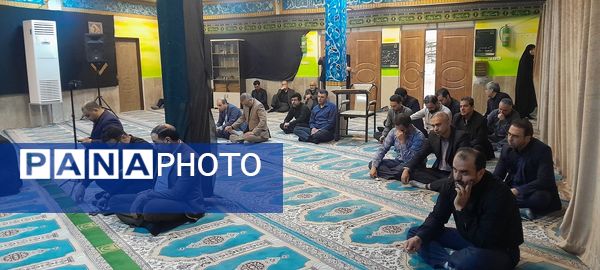 مراسم عزاداری سید الشهدا در اداره‌کل آموزش و پرورش‌البرز