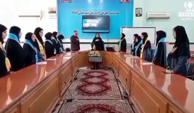 انتخابات هیئت‌رئیسه مجمع دانش‌آموزان پیشتازِ دختر در گناوه