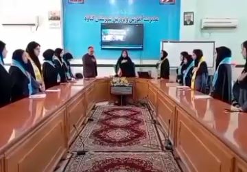 انتخابات هیئت‌رئیسه مجمع دانش‌آموزان پیشتازِ دختر در گناوه