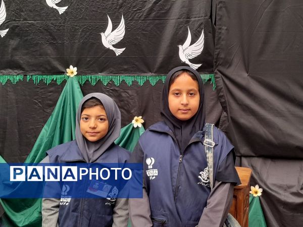 میزبانی دانش‌آموزان دختر شهرستان تفت از شهید گمنام