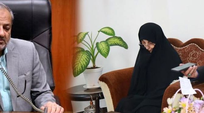 گفت‌وگوی تلفنی وزیر آموزش‌وپرورش با همسر و فرزند سیمرغ سرافراز ایران