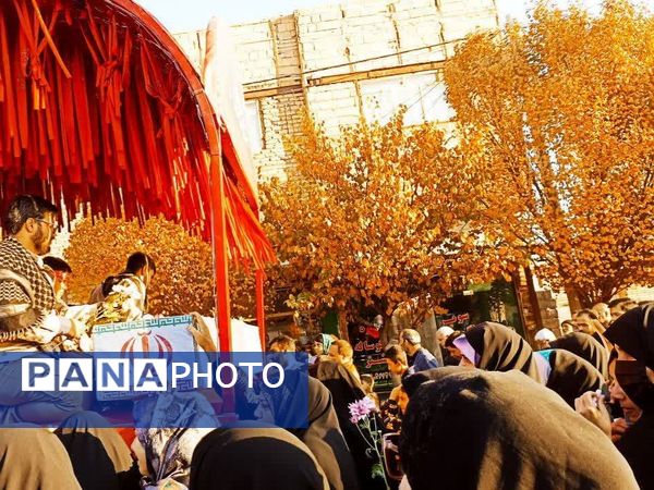 تشییع پیکر مطهر شهدای گمنام در سرار شهرستان برخوار
