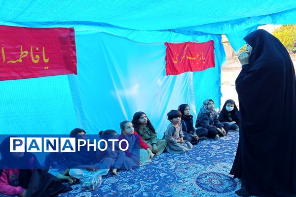 برپایی حسینیه ویژه کودکان در دیشموک به همت هیأت صمصام‌المنتقم