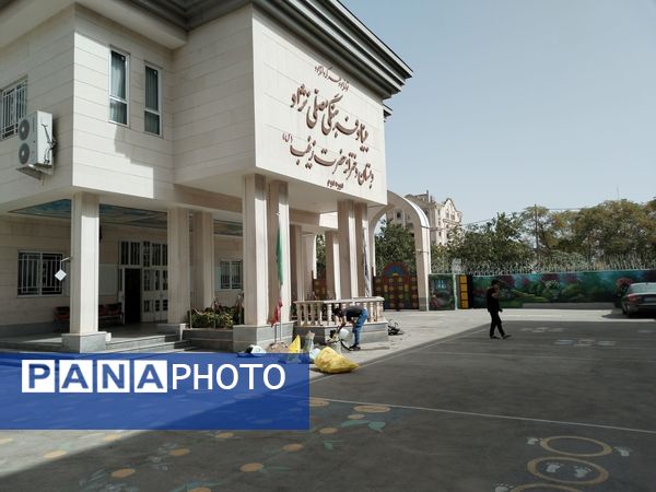 آماده‌سازی دبیرستان مصلی‌نژاد حضرت زهرا(س) برای آغاز سال تحصیلی جدید