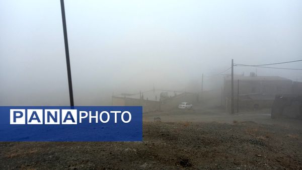 بارش اولین باران پاییزی در روستای بتو