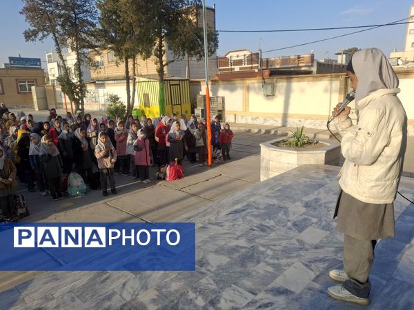 مراسم صبحگاه در شهرستان کاشمر