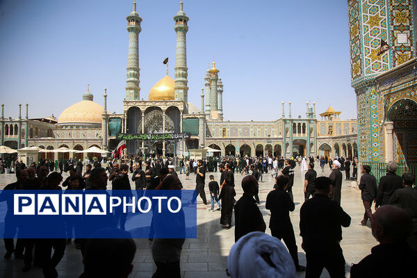 مراسم عزاداری سالروز شهادت امام حسن عسگری(ع) در قم