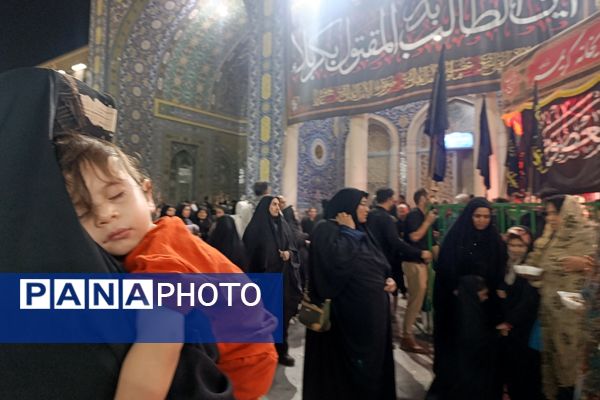 حرم حضرت معصومه، در ماتم غم هشتمین اختر تابناک امامت