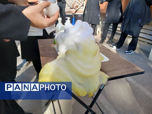 مانور آزمایشگاه در مدرسه امام حسین (ع)