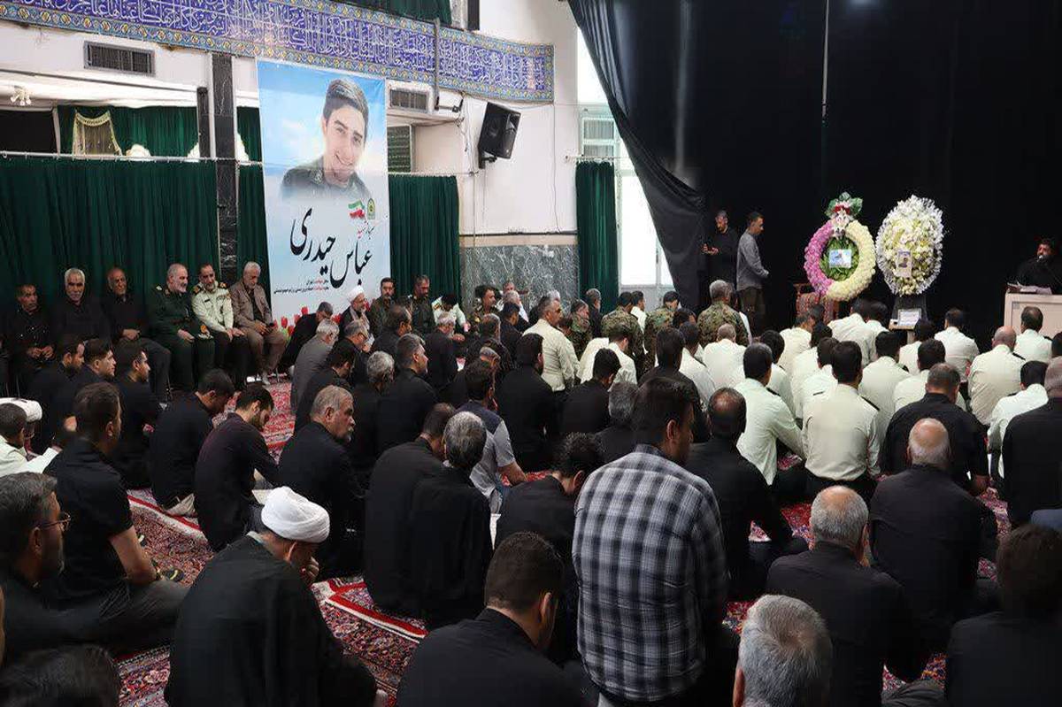 مراسم بزرگداشت شهید عباس حیدری در همدان برگزار شد